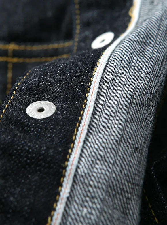 10oz Selvedge Denim Western Shirt in Indigo SDW-001L