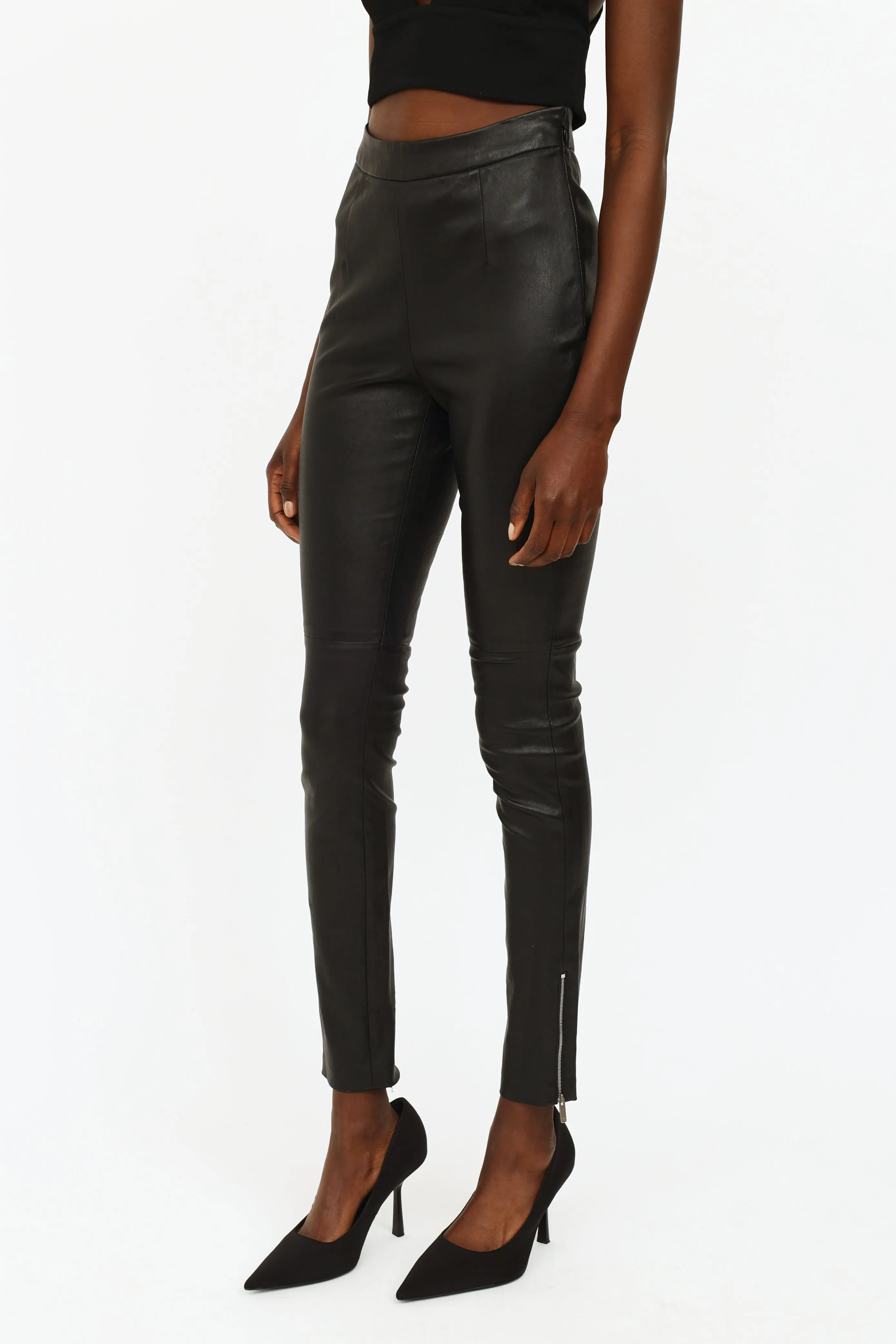 2018 Leather Slim Trouser