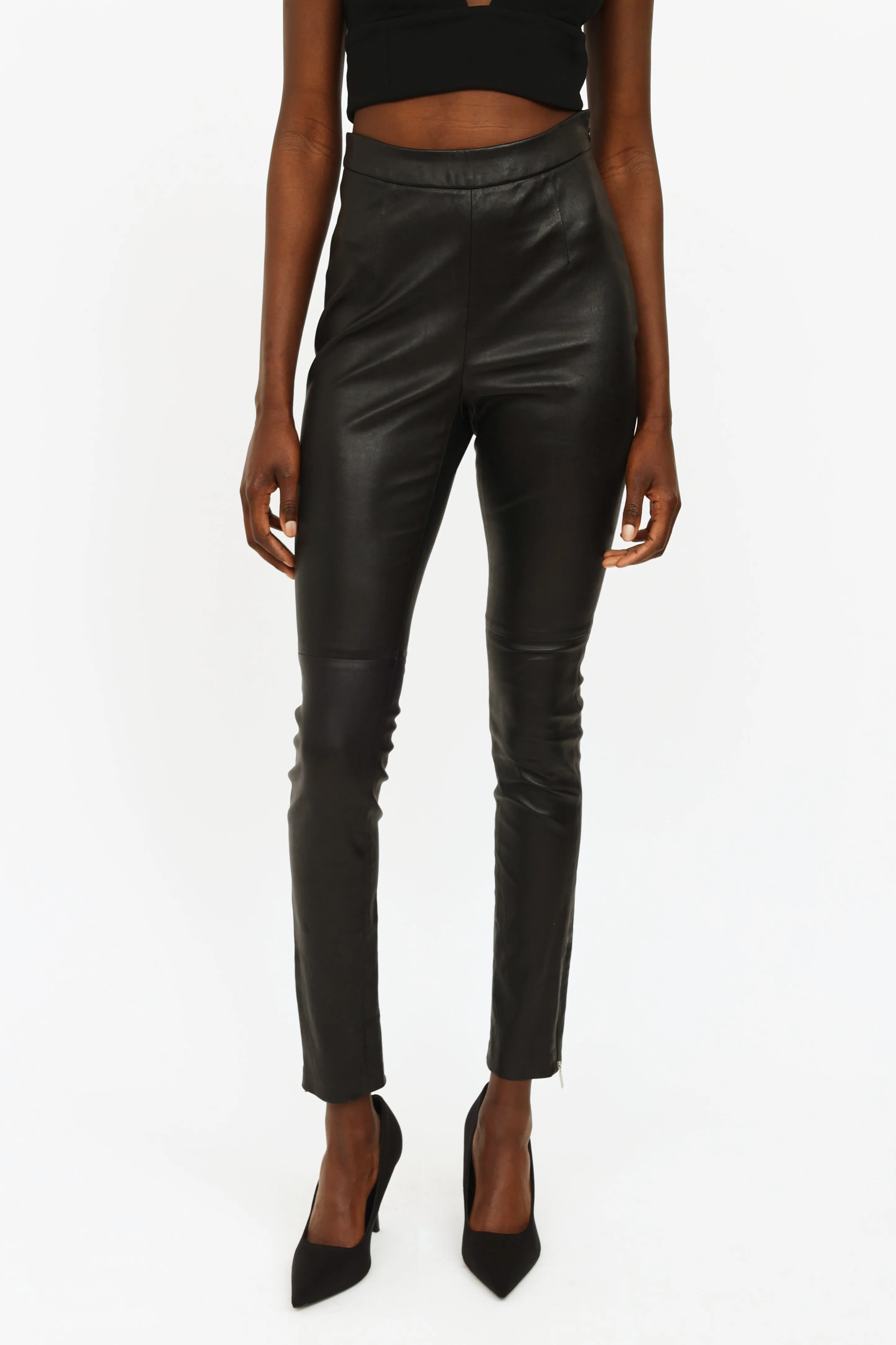 2018 Leather Slim Trouser