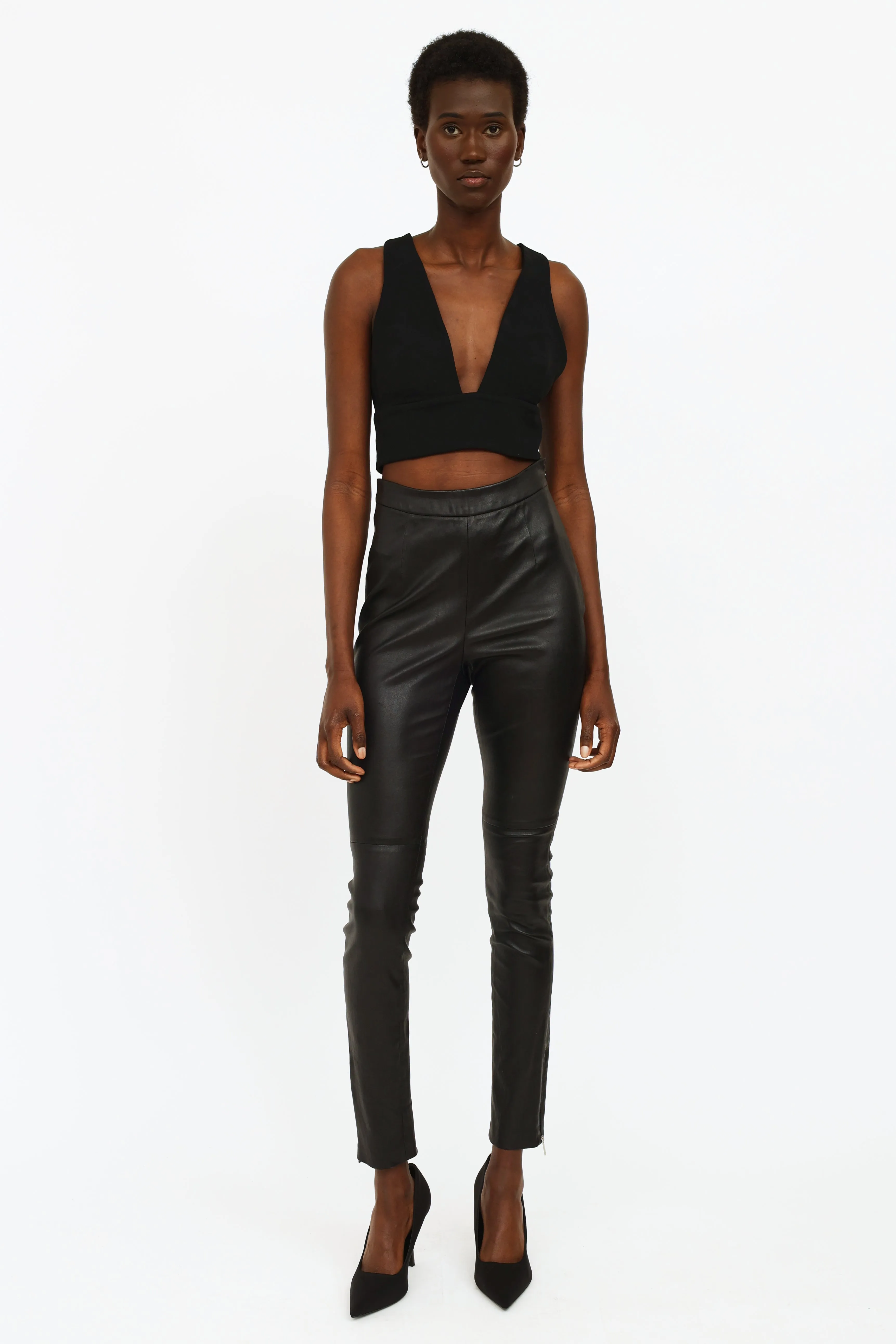 2018 Leather Slim Trouser