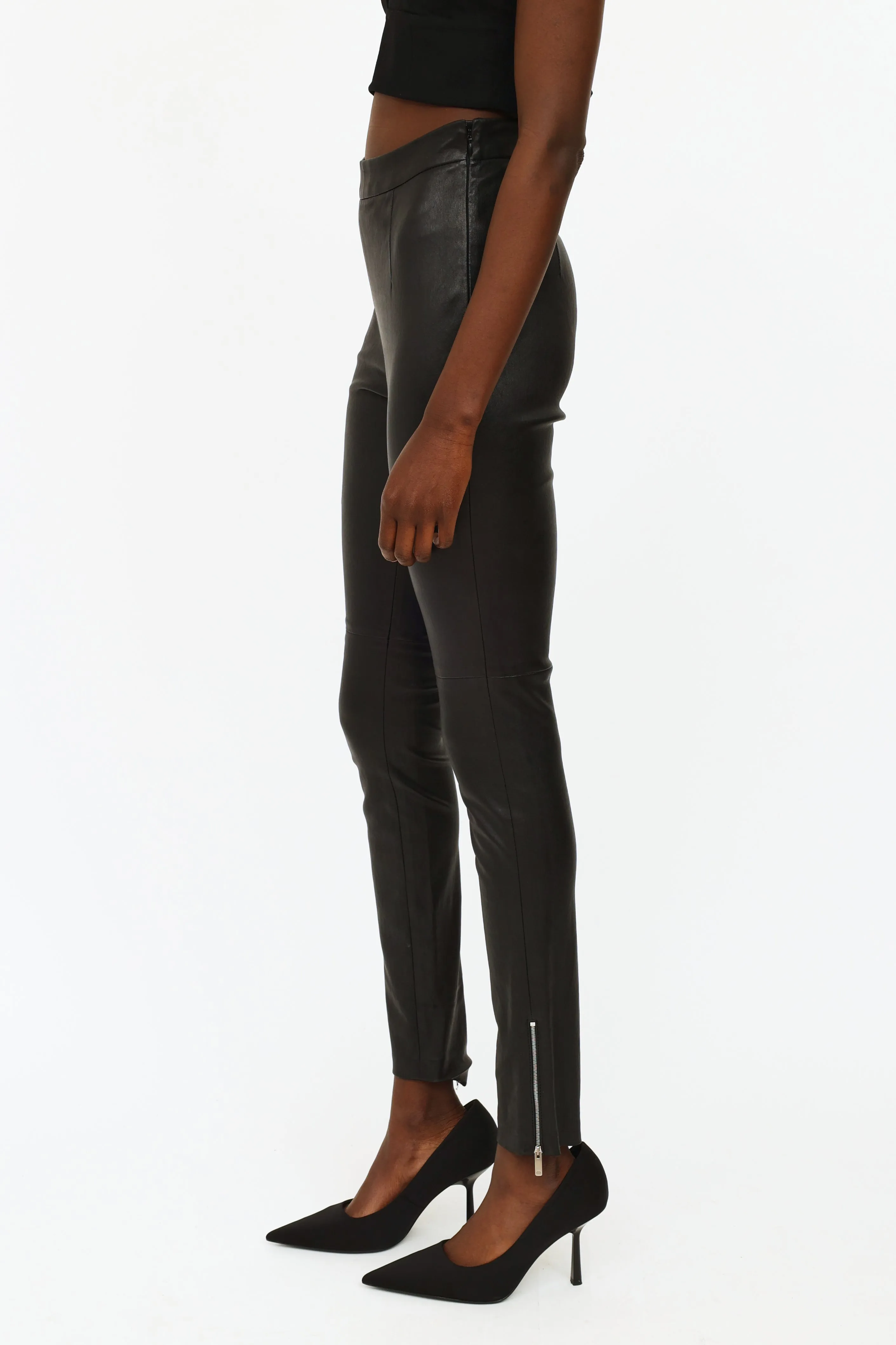 2018 Leather Slim Trouser