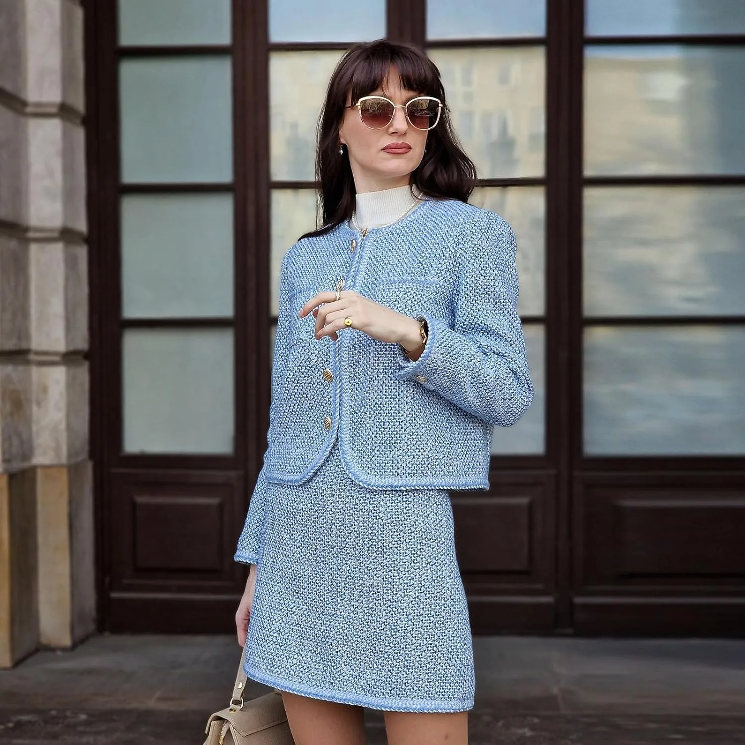 2025 Womens Casual Blazers Long Sleeve Work Office Open Front Suit Jacket Business Blazer