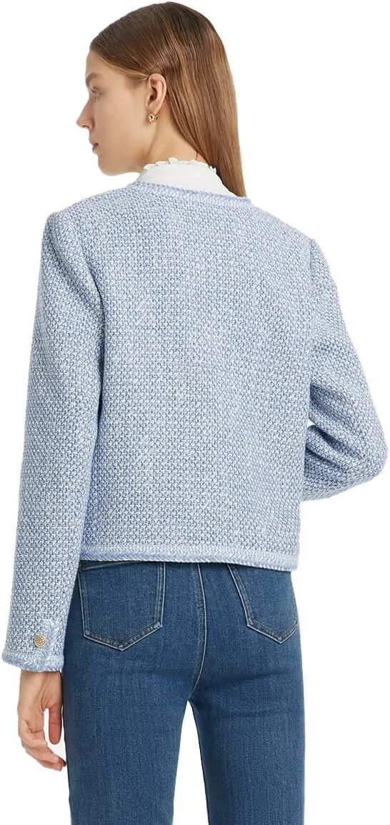 2025 Womens Casual Blazers Long Sleeve Work Office Open Front Suit Jacket Business Blazer