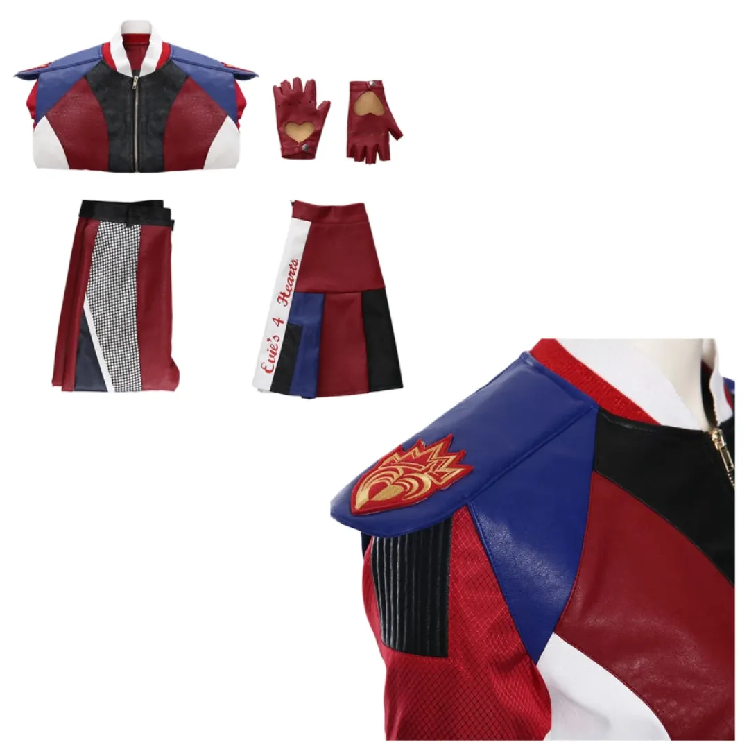 Adult Evie Red Cosplay Costume
