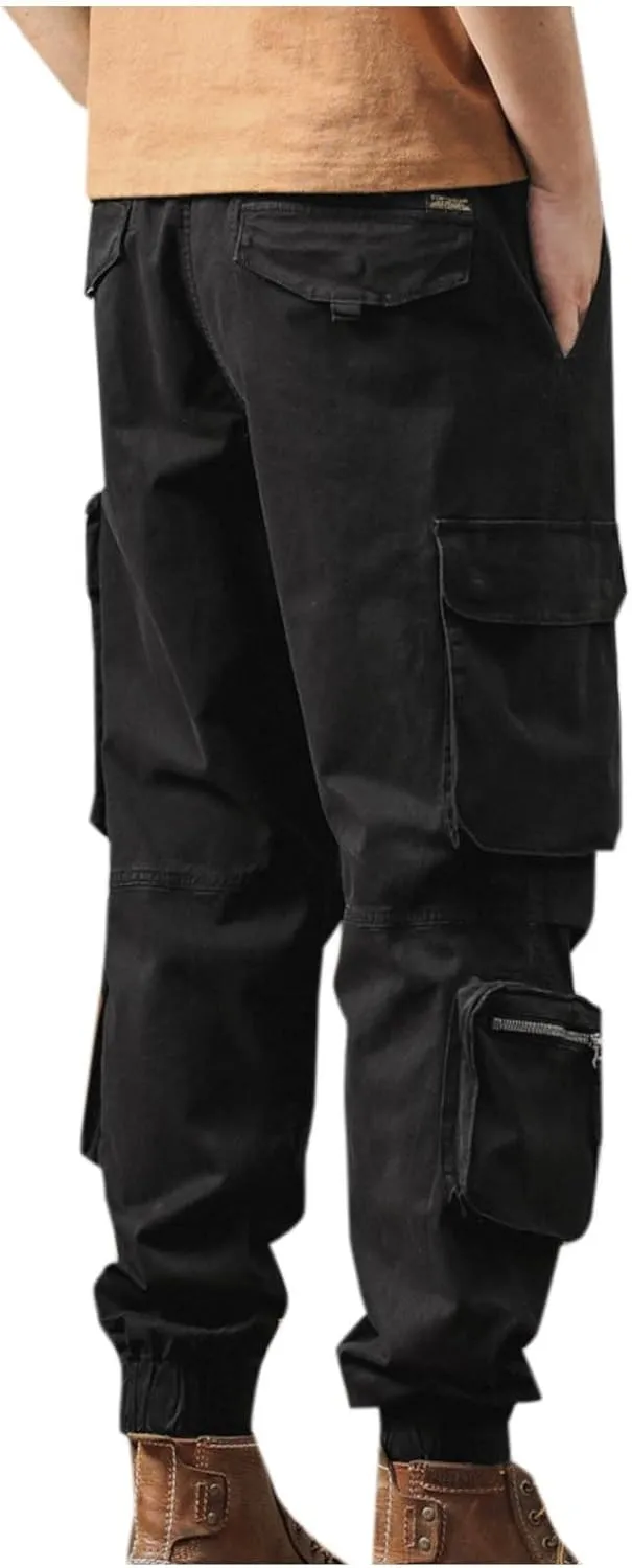 Men's Tactical Pants Ripstop Cargo Pants Lightweight Casual Work Hiking Pants Joggers Sweatpants Outdoor Apparel