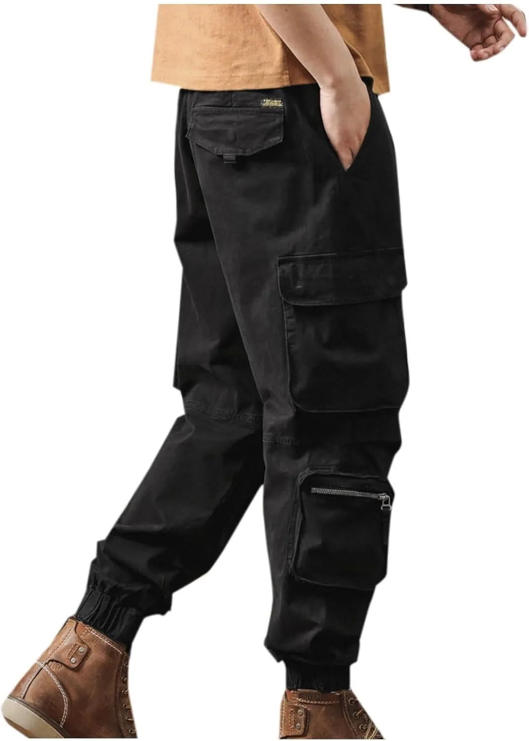 Men's Tactical Pants Ripstop Cargo Pants Lightweight Casual Work Hiking Pants Joggers Sweatpants Outdoor Apparel
