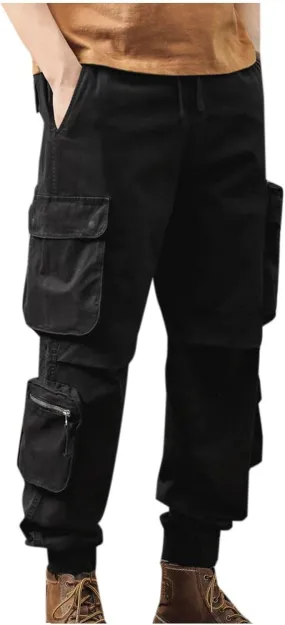 Men's Tactical Pants Ripstop Cargo Pants Lightweight Casual Work Hiking Pants Joggers Sweatpants Outdoor Apparel