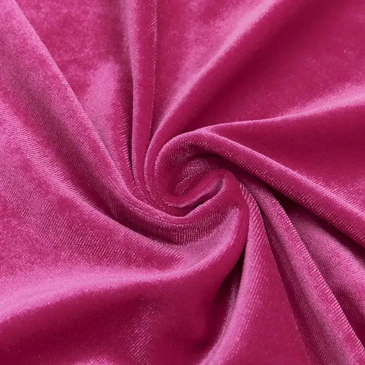 Rose Red Velvet Bodycon Dress