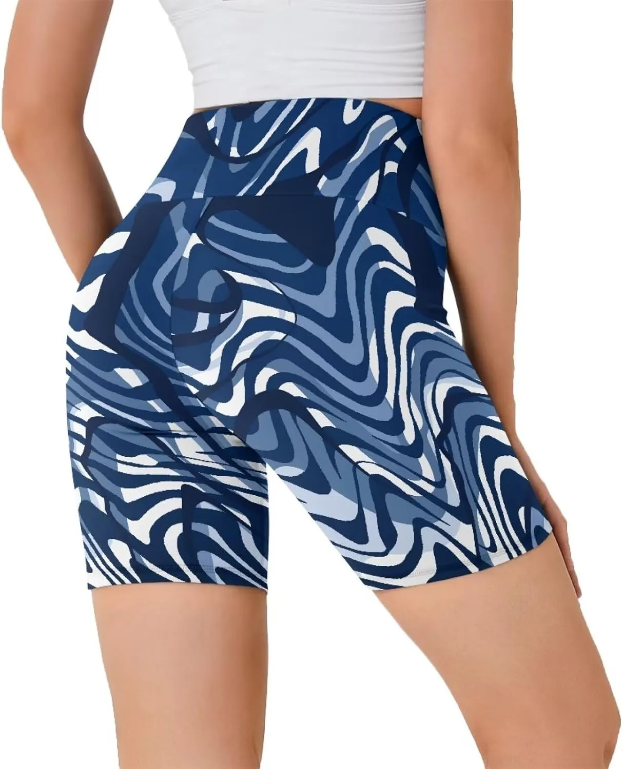 Workout Shorts Women High Waist Gym Shorts Tummy Control Workout Naked Feeling Biker Shorts Seamless Athletic Wear